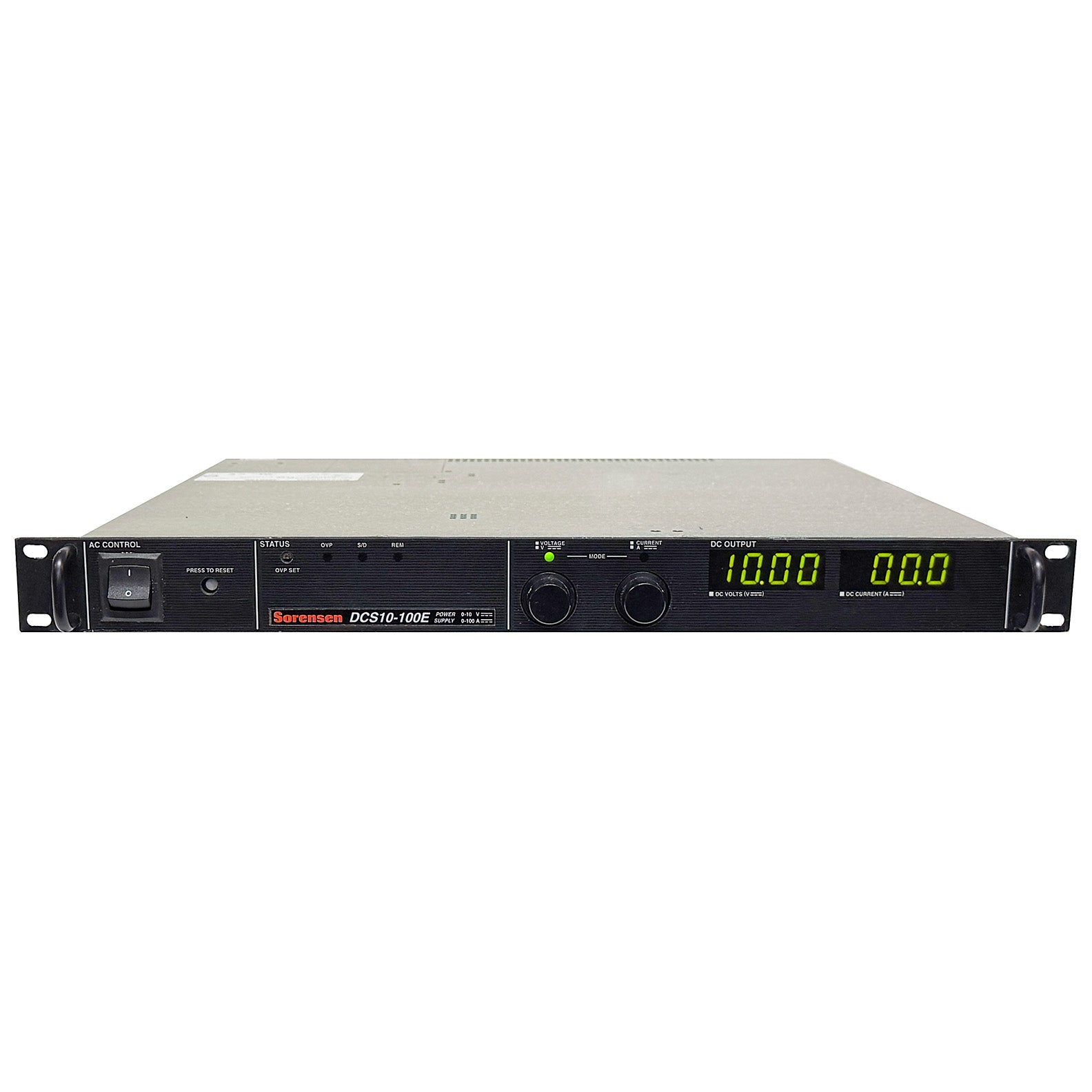 Ametek / Sorensen DCS 10-100E Programmable DC Power Supply, 0 to 10 Vdc, 0 to 100 A