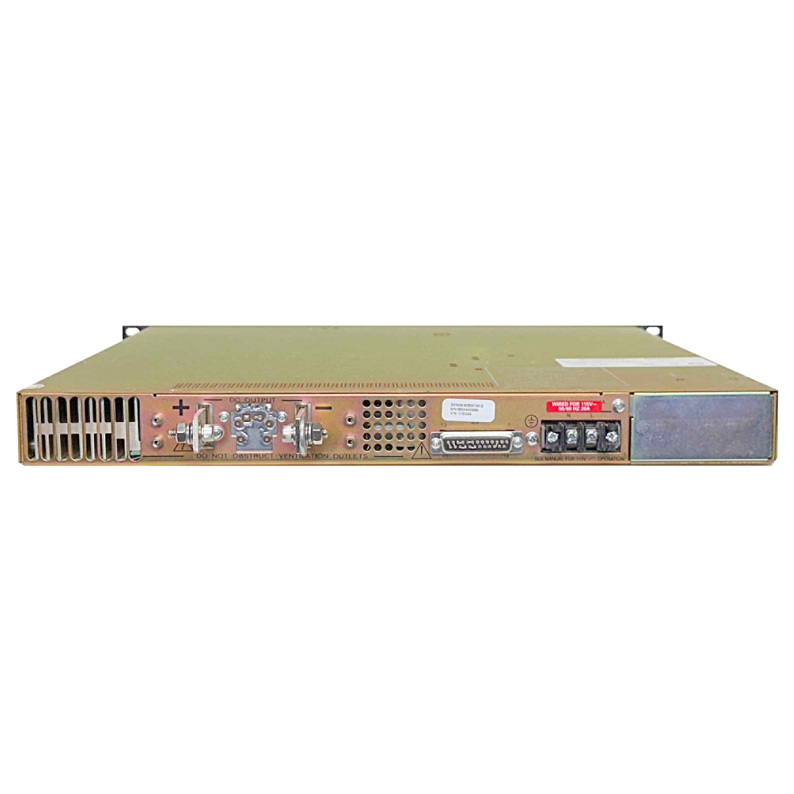 Ametek / Sorensen DCS 20-60E Programmable DC Power Supply, 0 to 20 Vdc, 0 to 60 A