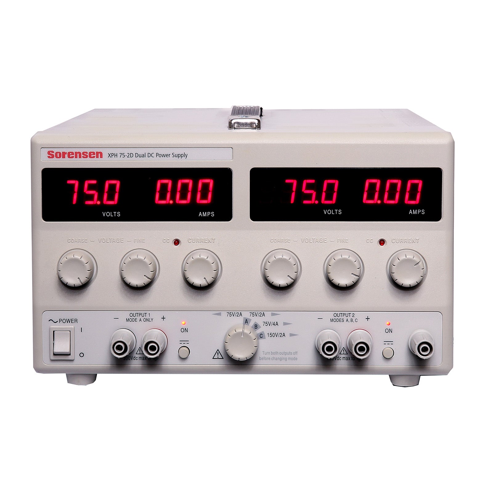 Ametek / Sorensen XPH-75-2D Dual DC Power Supply, 0 to 75