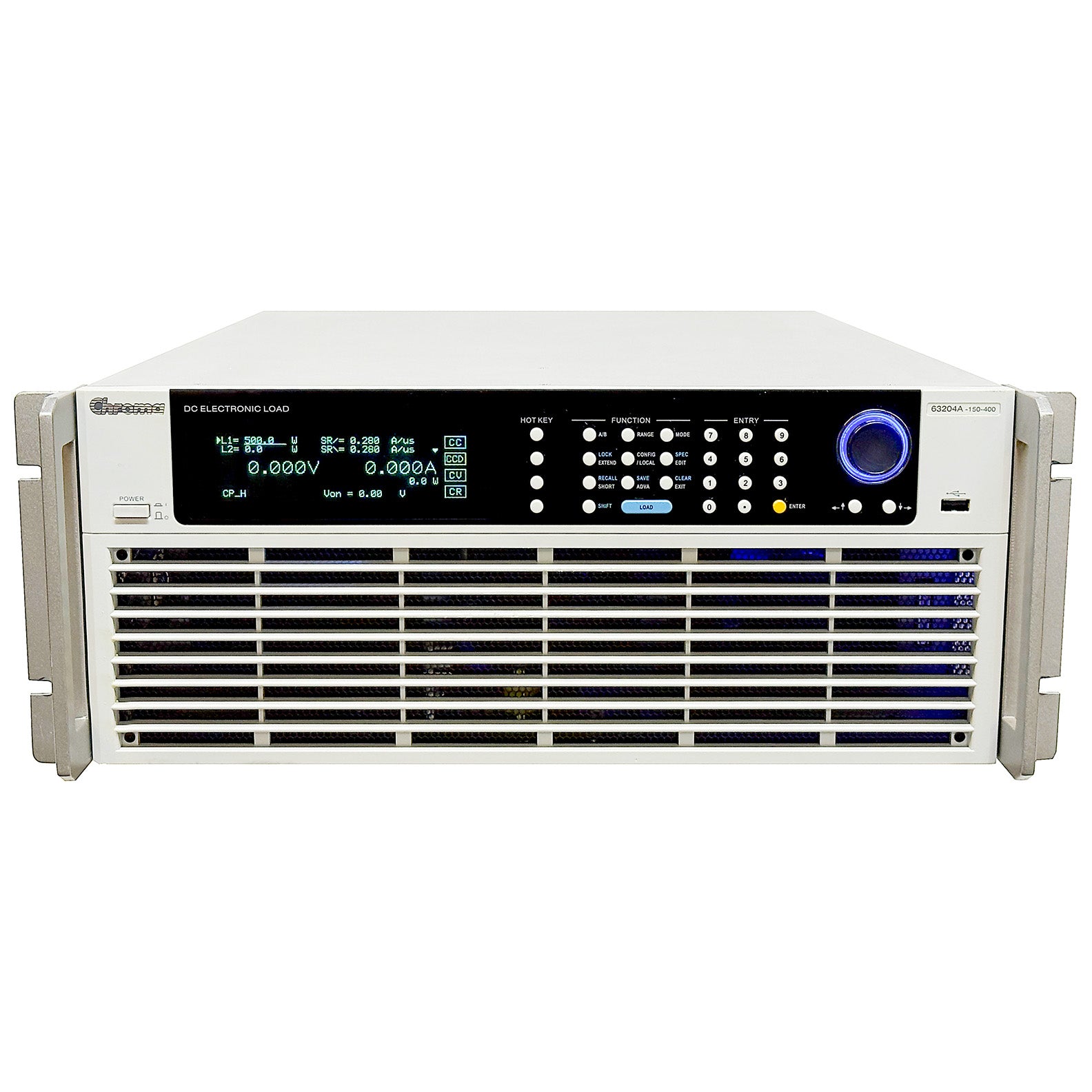 Chroma 63204A High Power DC Electronic Load, 150 V, 400 A, 4 kW