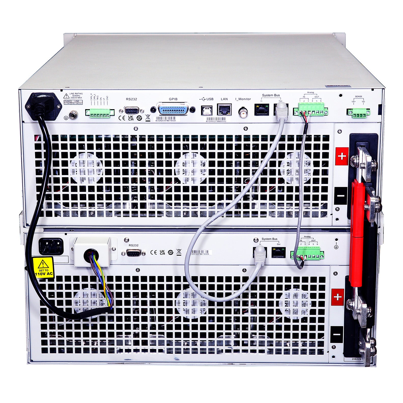 Itech IE8912E-150-1200 DC Electronic Load, 0 to 150 V, 0 to 1200 A, 12 kW