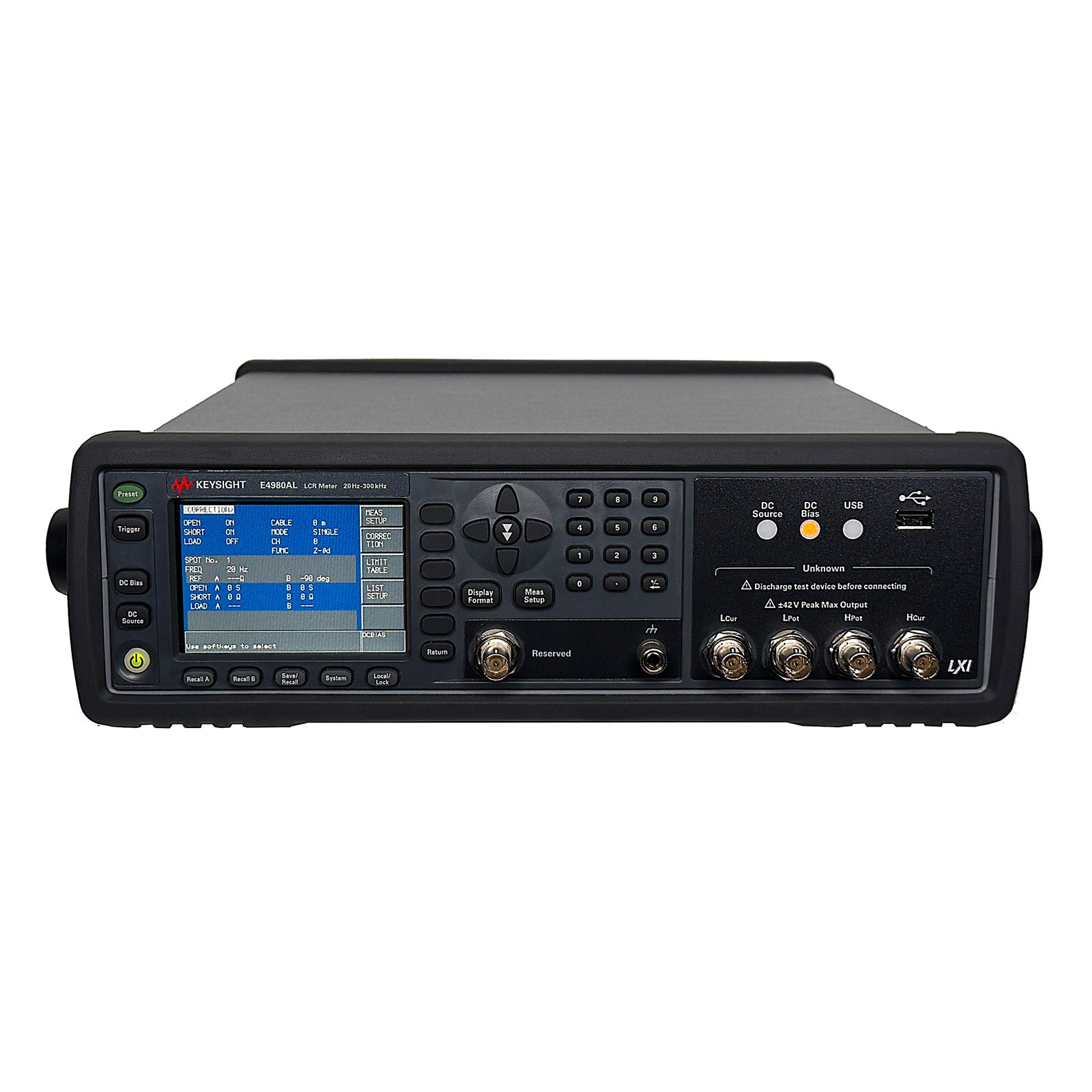 Keysight / Agilent E4980AL 032 Precision LCR Meter, 20 Hz to 300 kHz