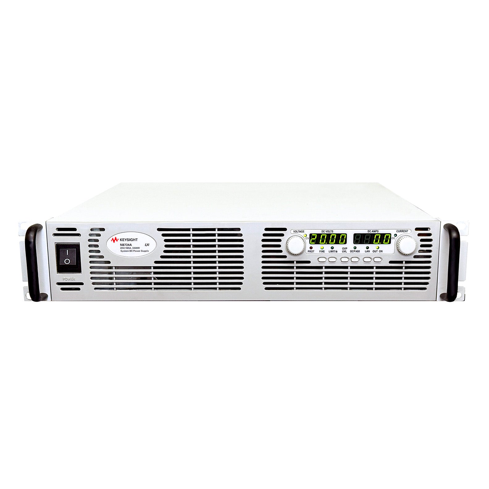 Keysight / Agilent N8734A Autoranging System DC Power Supply, 0 to 20 Vdc, 0 to 165 A, 3300 W