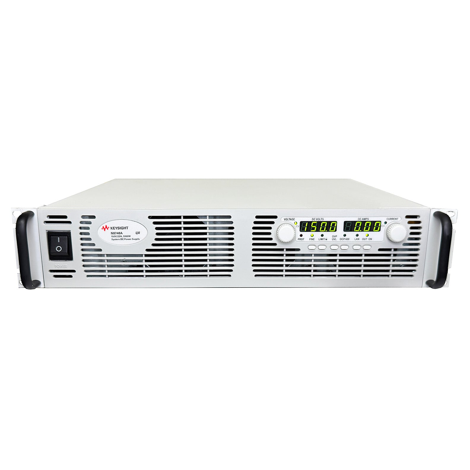 Keysight / Agilent N8740A Autoranging System DC Power Supply, 0 to 150 Vdc, 0 to 22 A, 3300 W