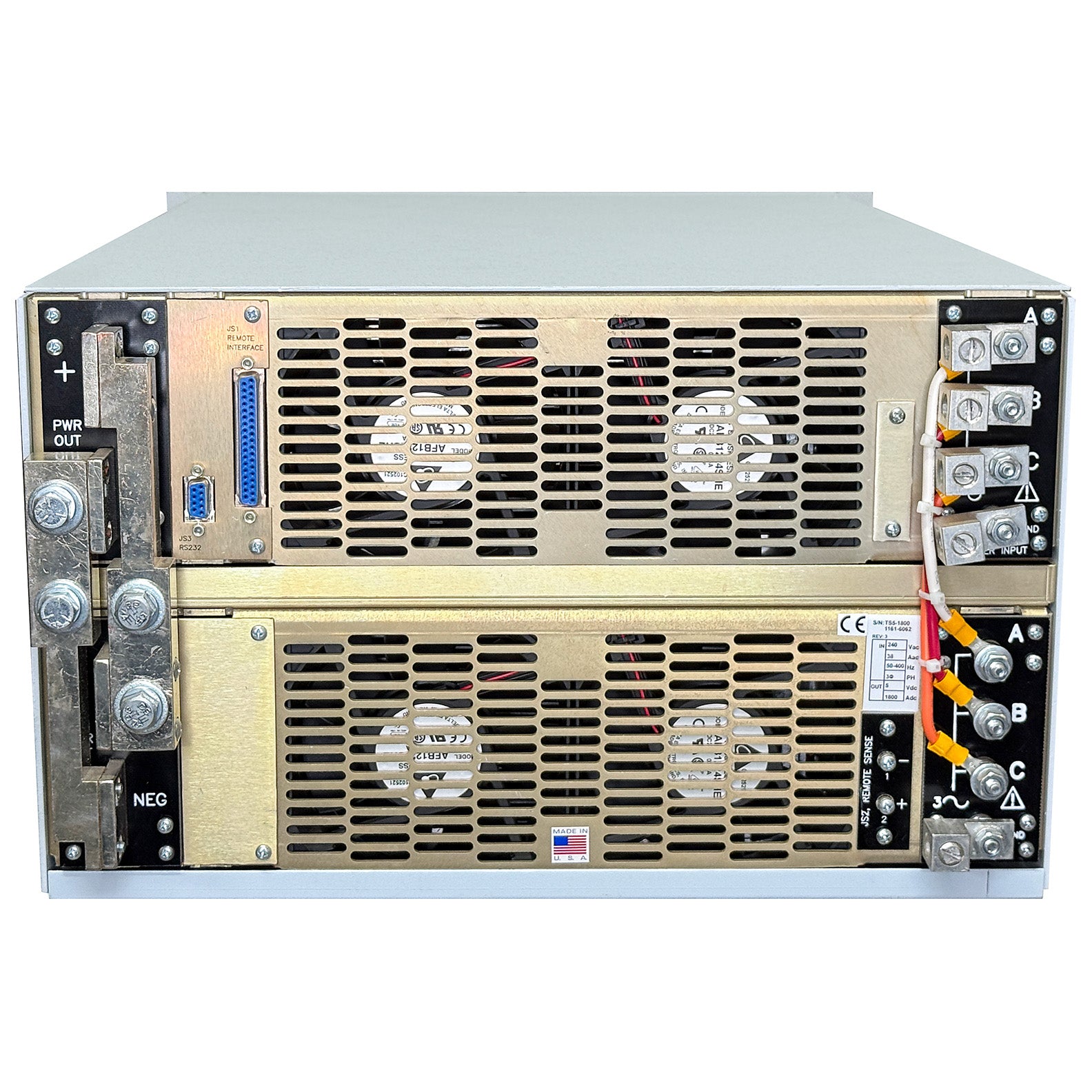 Magna-Power TSA5-1800 DC Power Supply, 0 to 5 V, 0 to 1800 A, 9 kW, 208 Vac