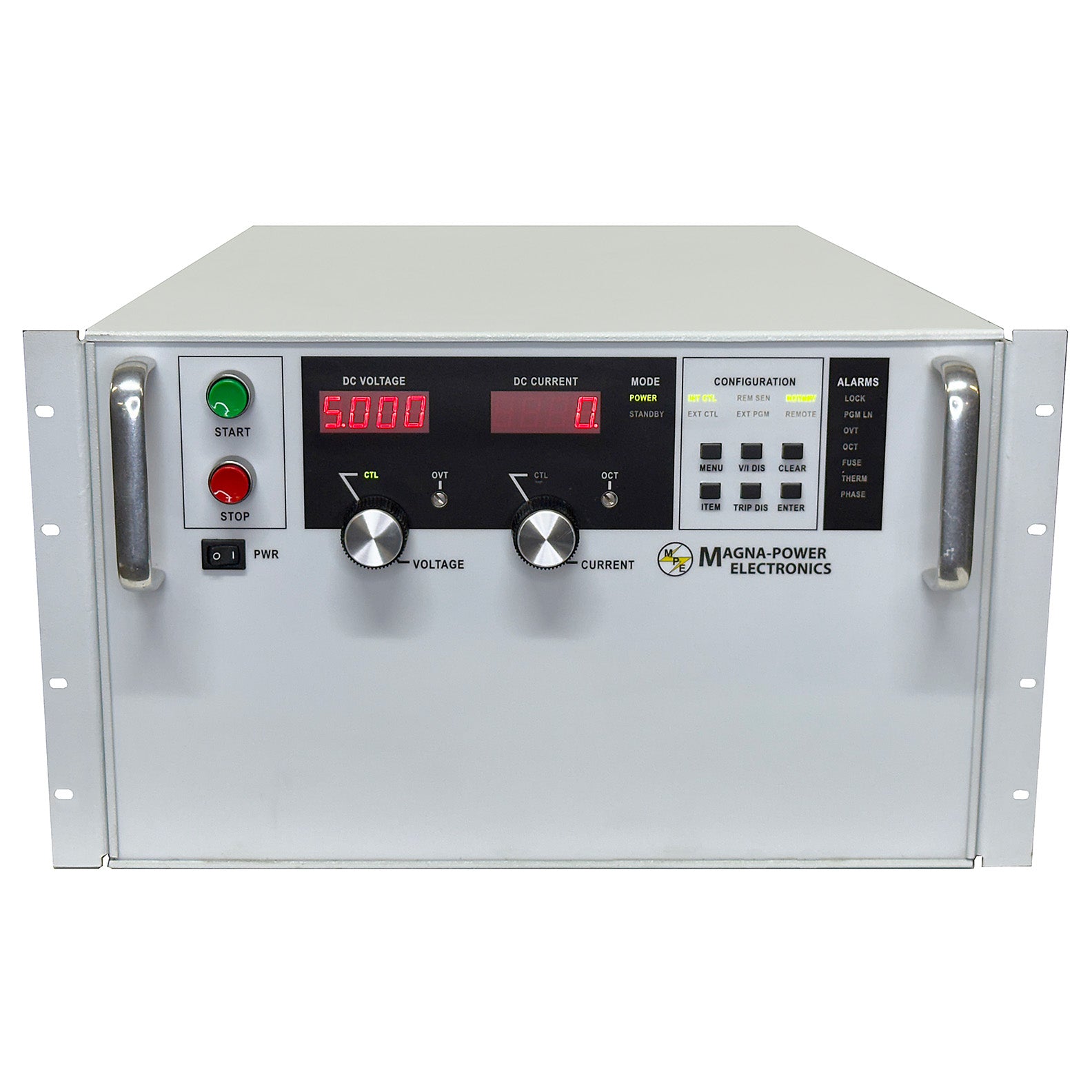 Magna-Power TSA5-1800 DC Power Supply, 0 to 5 V, 0 to 1800 A, 9 kW, 208 Vac