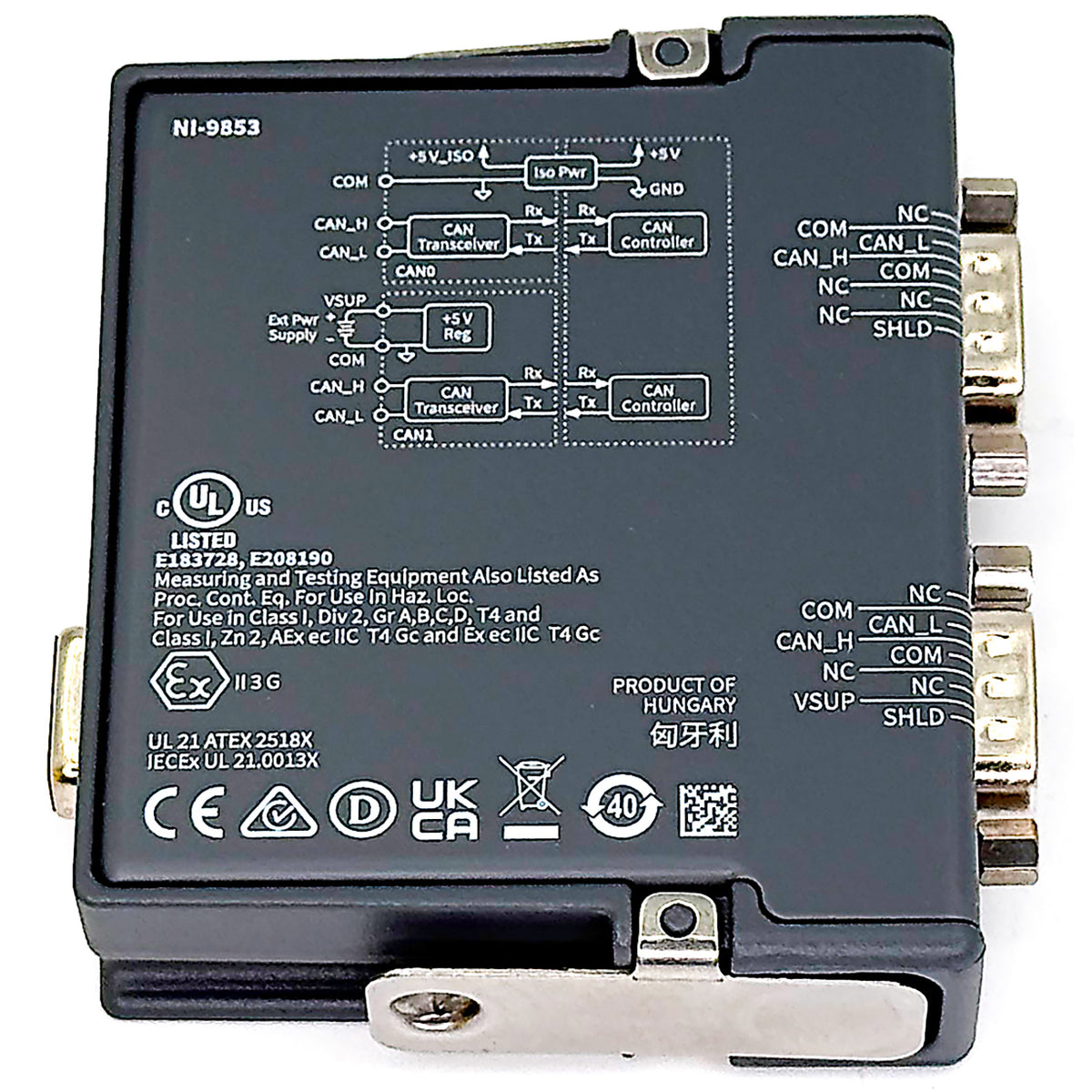 National Instruments NI-9853 2-Port, High-Speed C Series CAN Interface Module