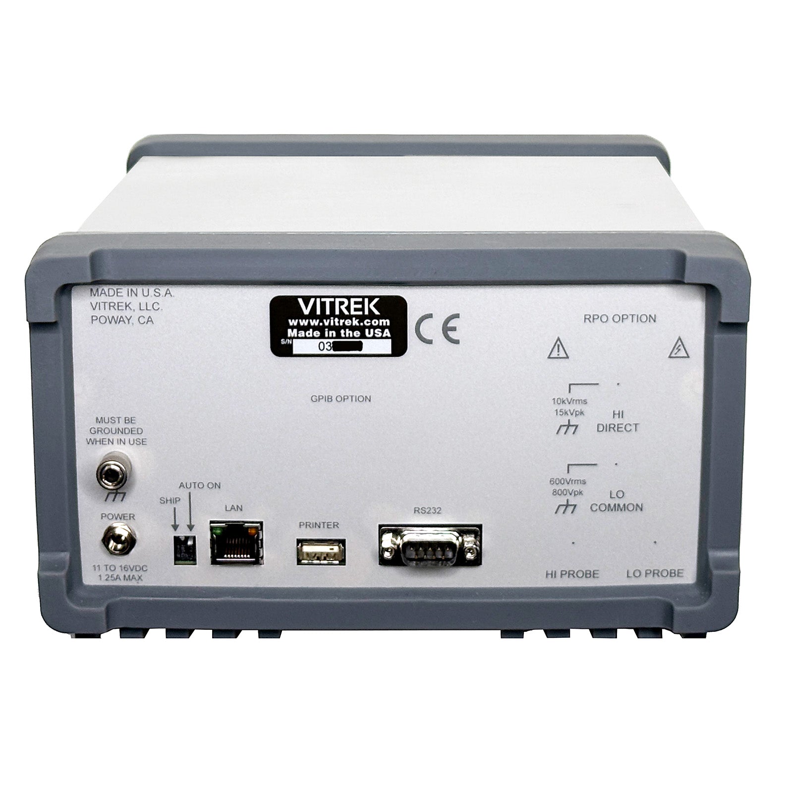 Vitrek 4700 Precision High Voltage Meter