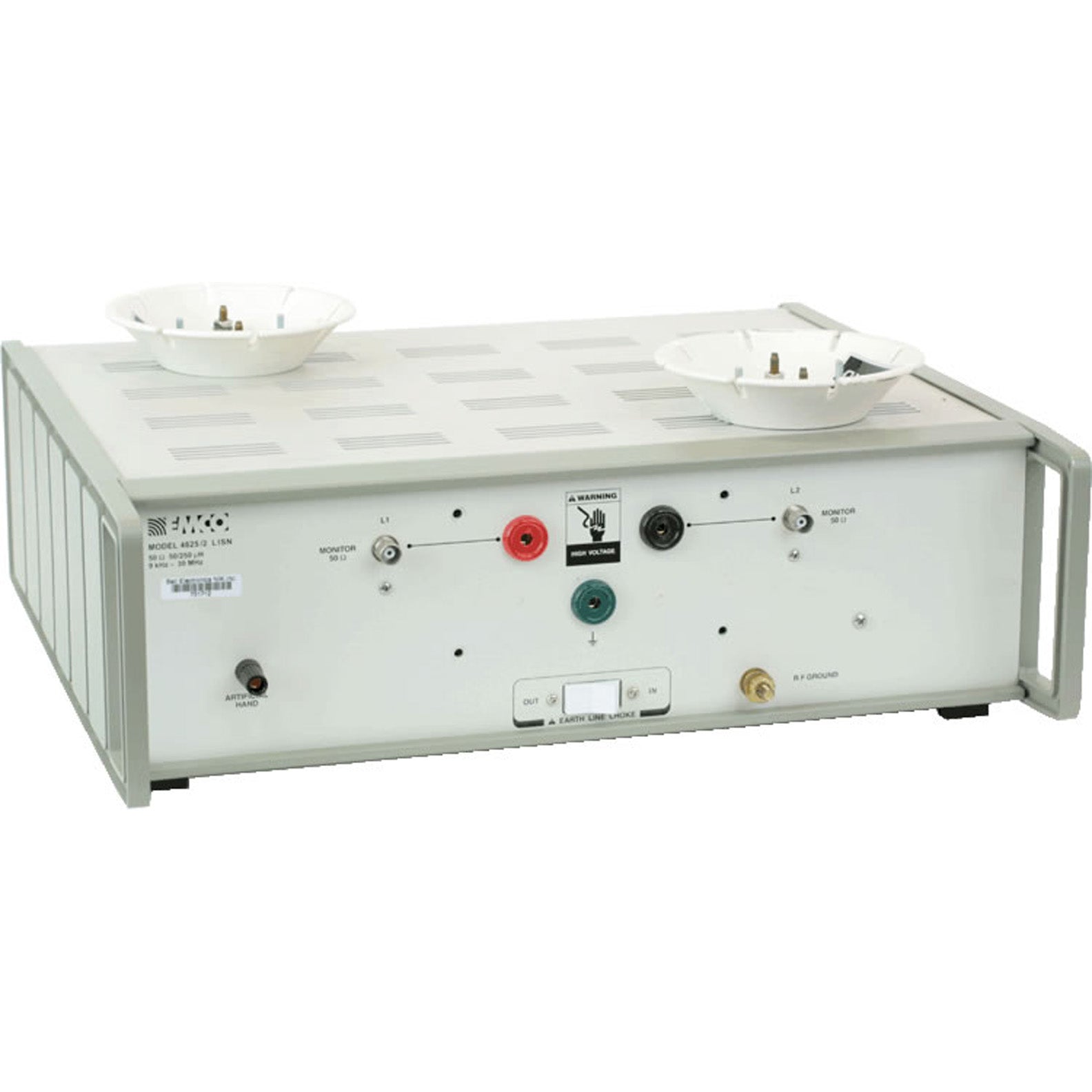 ETS 4825/2 NM Line Impedance Stabilization Network, 9 kHz to 30 MHz, 2 x 25 A