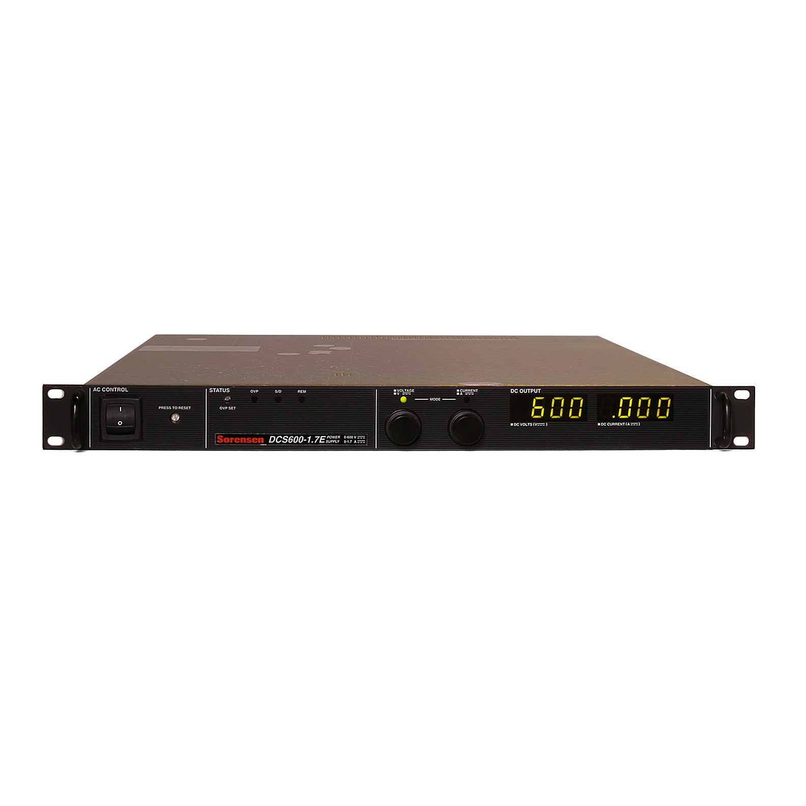 Ametek / Sorensen DCS 600-1.7E Programmable DC Power Supply, 0 to 600 Vdc, 0 to 1.7 A