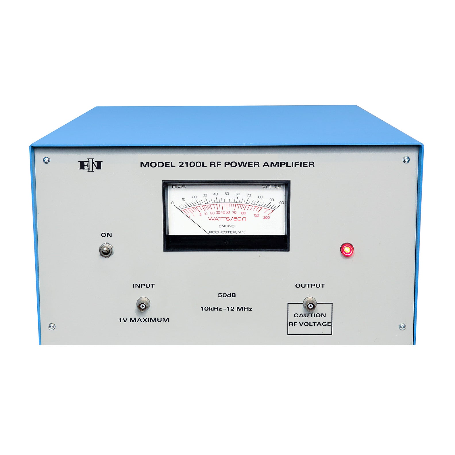 ENI 2100L RF Amplifier, 250 kHz to 150 MHz, 100 W, 50 dB