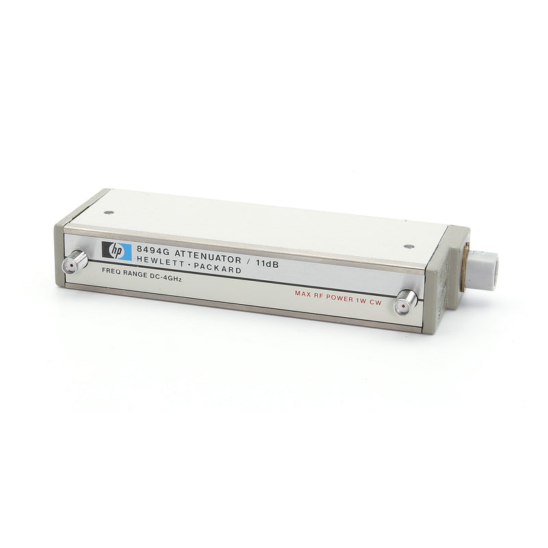 Keysight / Agilent 8494G Step Attenuator, dc to 4 GHz, 0 to 11 dB, 1 dB steps, Programmable