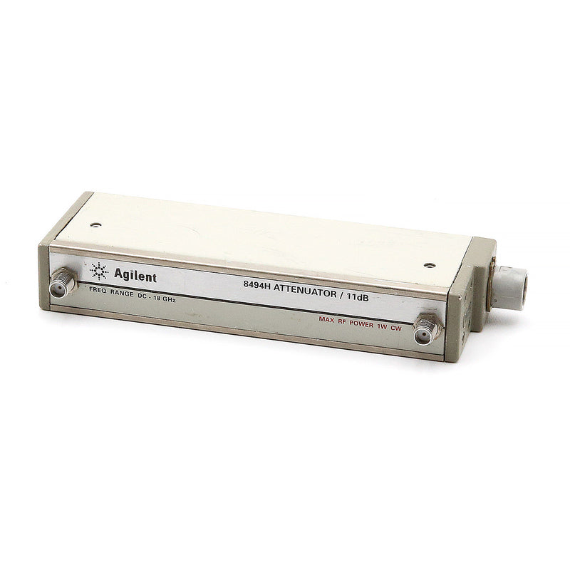 Keysight / Agilent 8494H Step Attenuator, dc to 18 GHz, 0 to 11 dB, 1 dB steps, Programmable