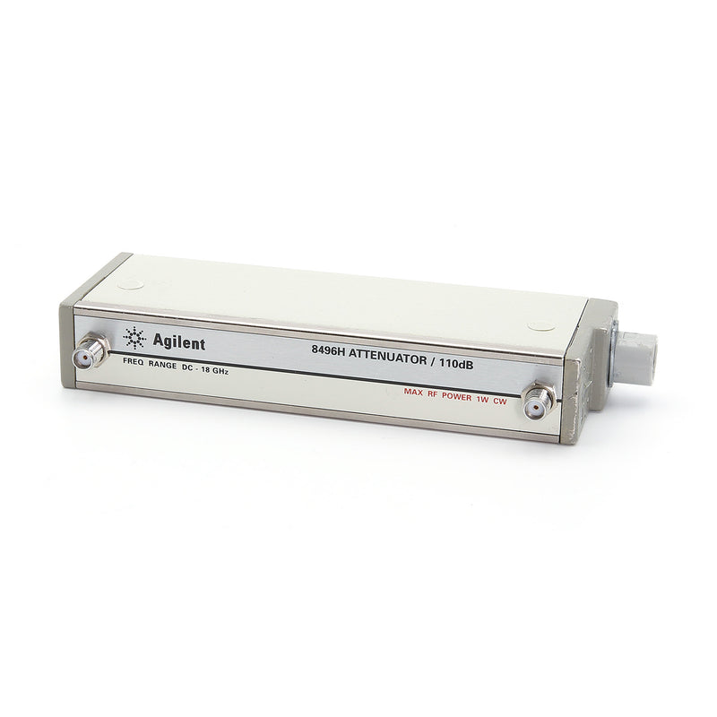 Keysight / Agilent 8496H Step Attenuator, dc to 18 GHz, 0 to 110 dB, 10 dB steps, Programmable