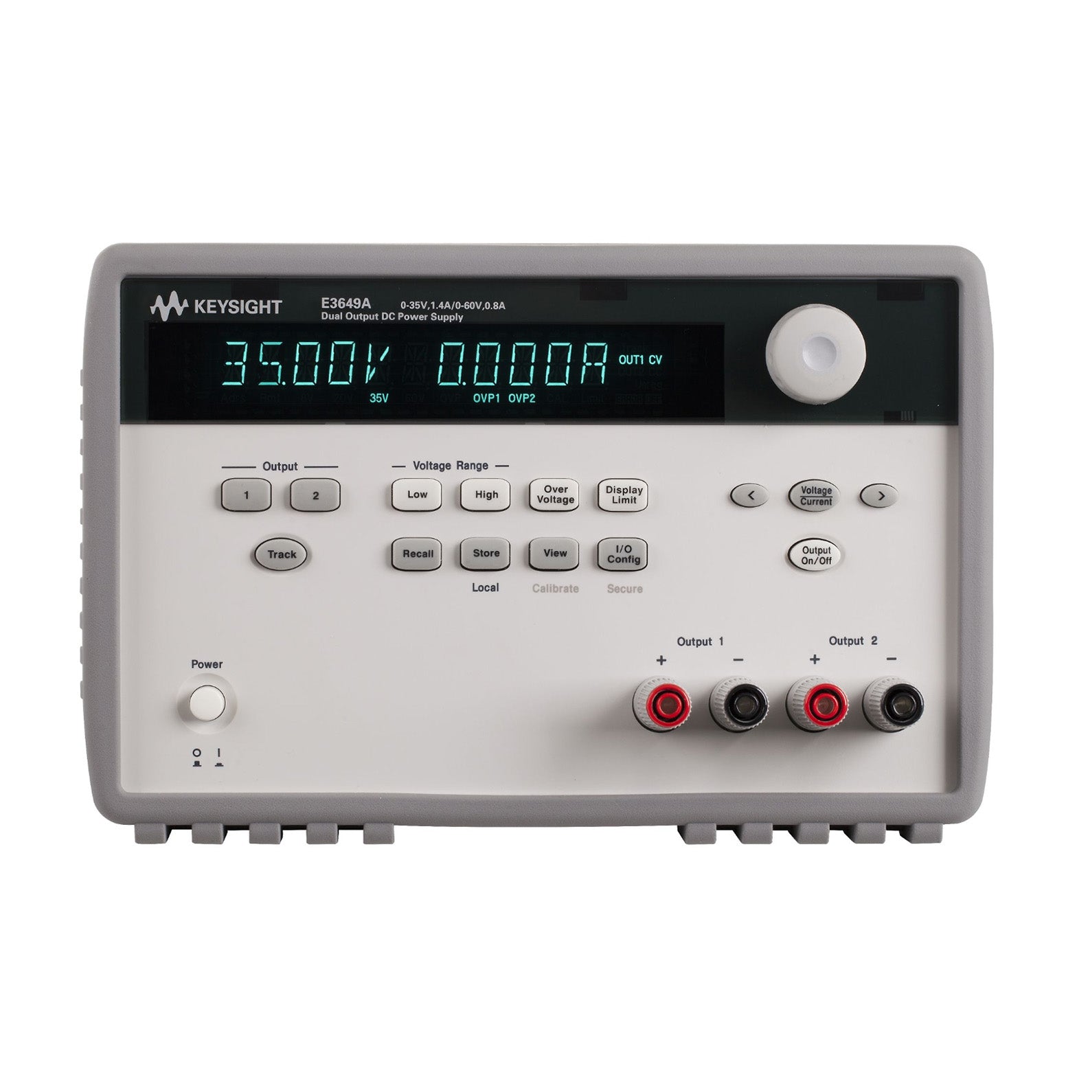 Keysight / Agilent E3649A 100W Dual Output Power Supply Two 35V, 1.4A or 60V, 0.8A