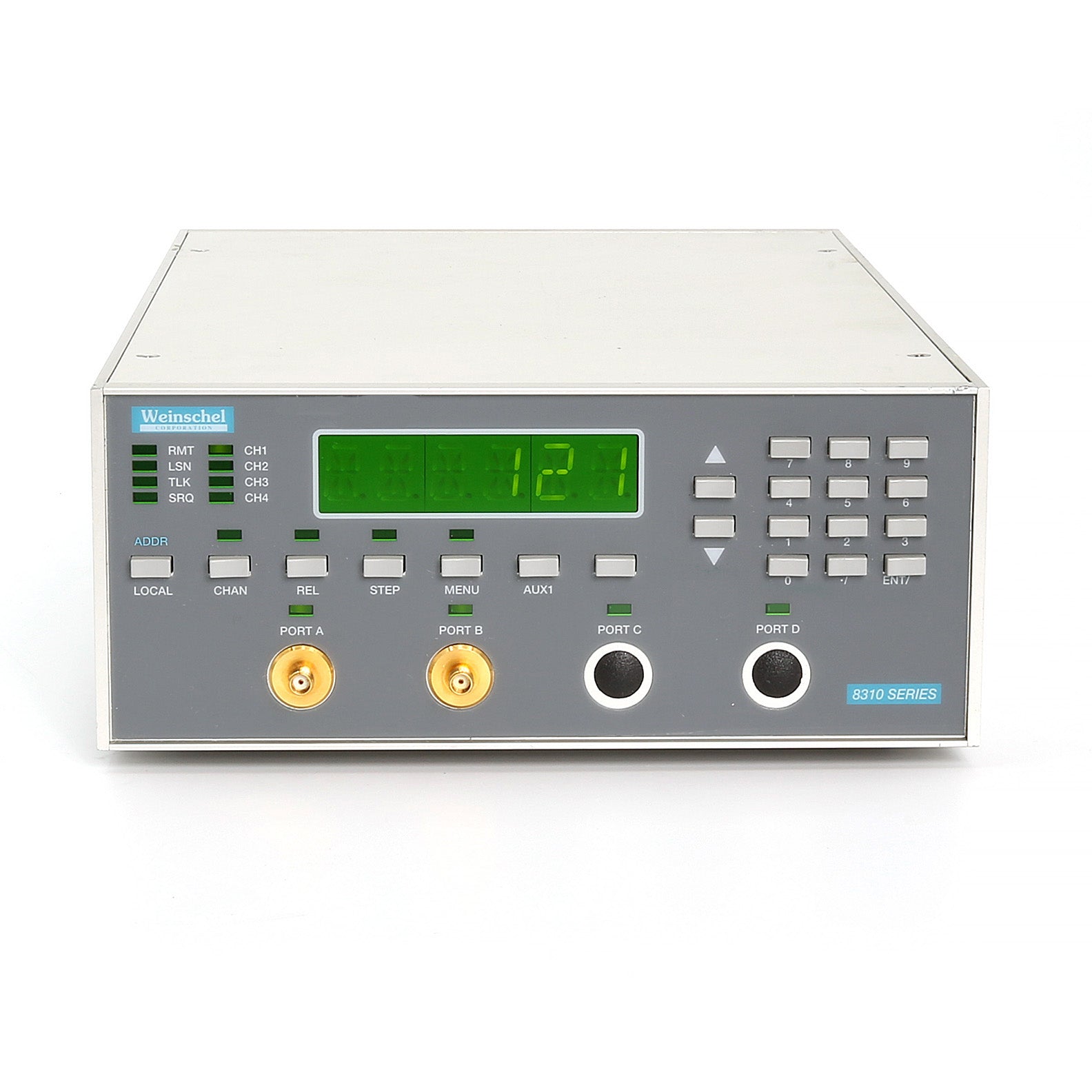 API / Weinschel 8310-202-F Programmable Attenuator, Single Channel, 0 to  121 dB, 1 dB Steps, DC to 18 GHz, SMA(f)