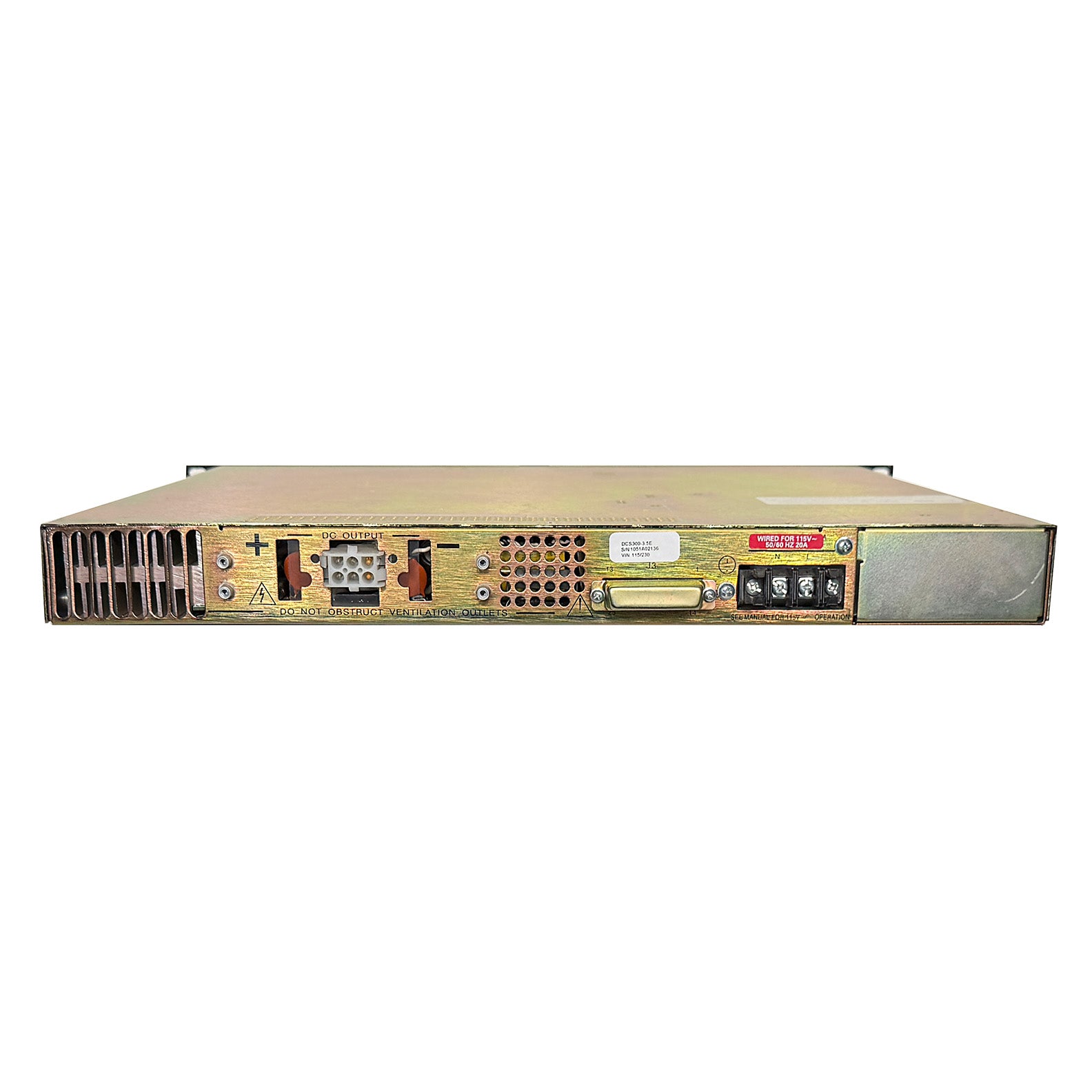 Ametek / Sorensen DCS 300-3.5E Programmable DC Power Supply, 0 to 300 Vdc, 0 to 3.5 A