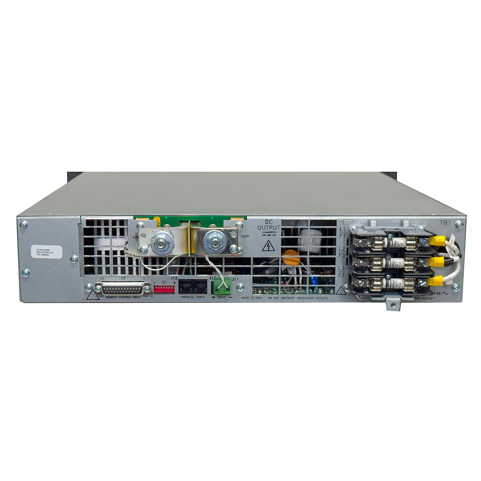 Ametek / Sorensen DLM 16-250E Programmable DC Power Supply, 0 to 16 Vdc, 0 to 250 A