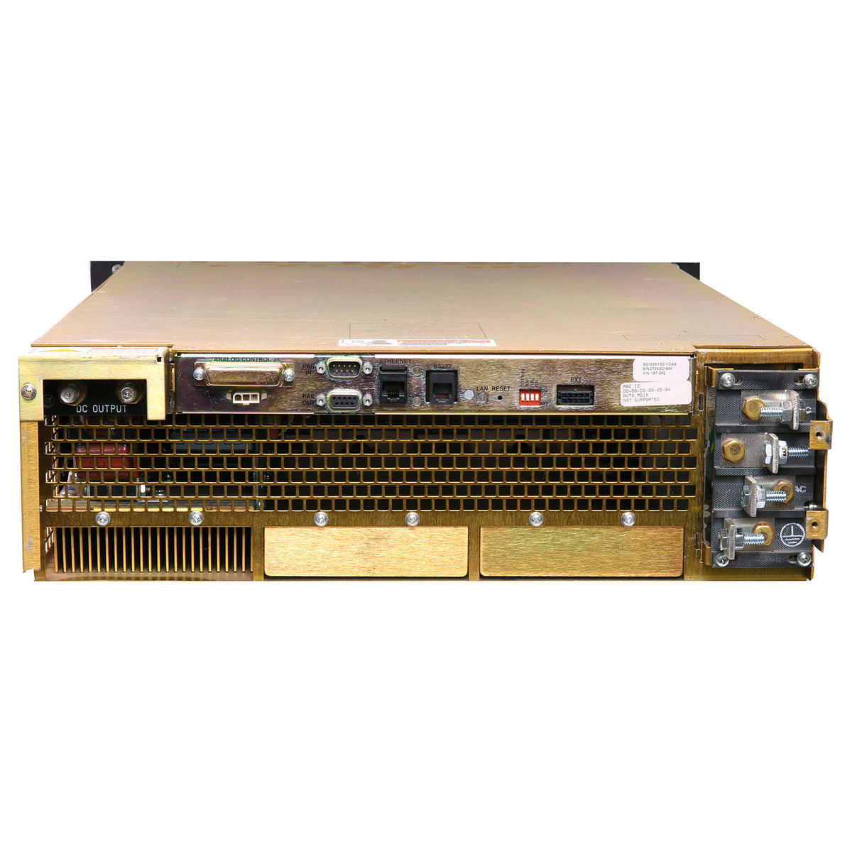 Ametek SGI330X15C-1CAA DC Power Supply, 0 to 330 Vdc, 0 to 15 A, 5 kW Ametek SGI330X15C-1CAA DC Power Supply, 0 to 330 Vdc, 0 to 15 A, 5 kW