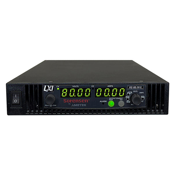 Ametek / Sorensen / Xantrex XG 80-10.5 Programmable DC Power Supply, 0 to 80 Vdc, 0 to 10.5 A