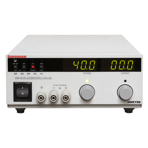 Ametek / Xantrex XHR 40-25 DC Power Supply, 0 to 40 V, 0 to 25 A