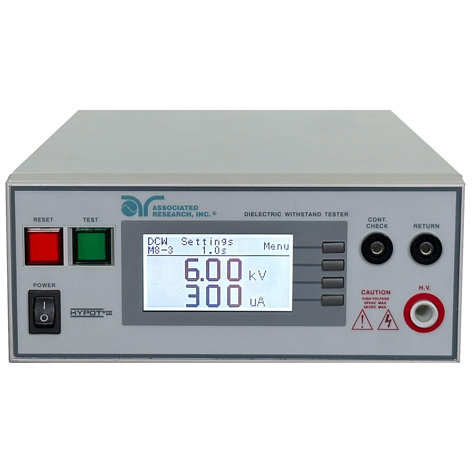 Associated Research Hypot 3770 AC/DC Hipot Tester 5 kVac, 6 kVdc, RS-232