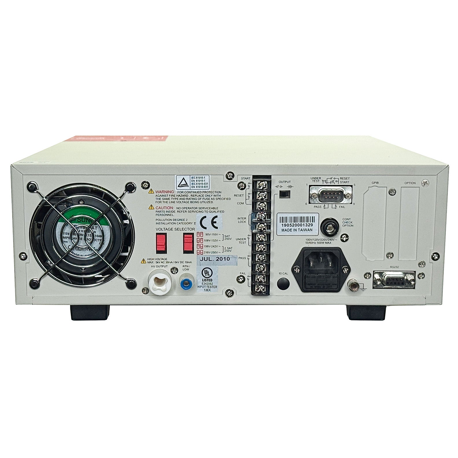 Chroma / QuadTech 19052 AC/DC/IR Hipot Tester, 5 kVac, 6 kVdc