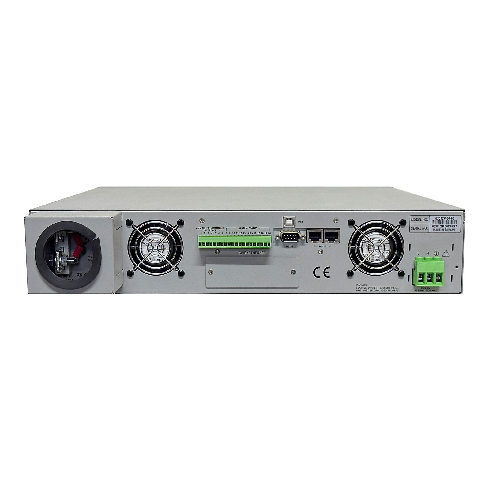 Chroma 62012P-80-60 Programmable DC Power Supply, 0 to 80 V, 0 to 60 A, 1200 W