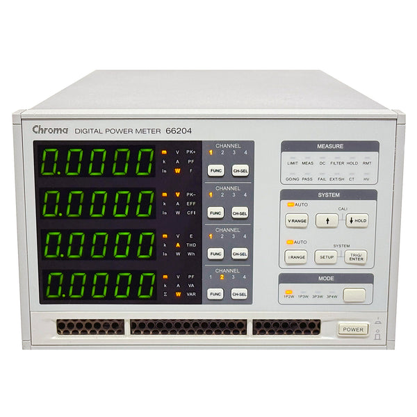 Chroma 66204 Digital Power Meter, 4 Channel, USB, GPIB