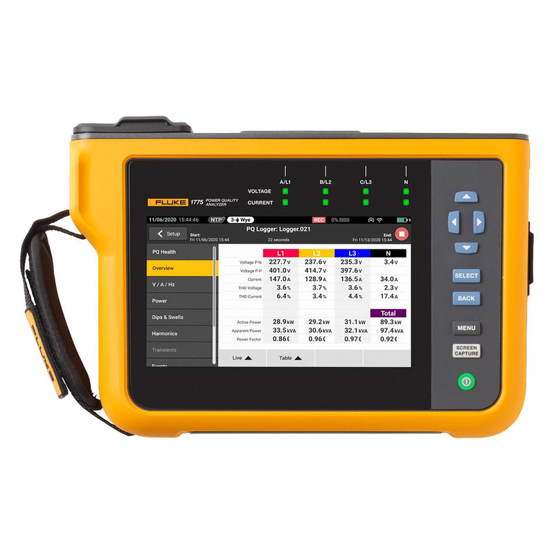 Fluke 1775 Three-Phase Power Quality Analyzer