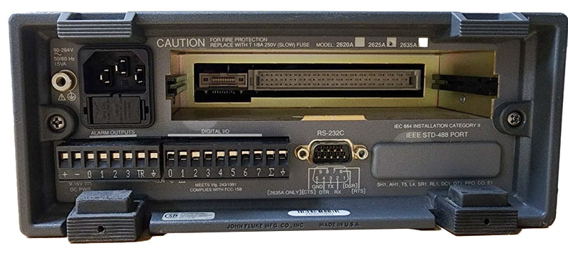 Fluke 2625A Hydra Series II Data Acquisition Unit, 21 Channel Analog Input