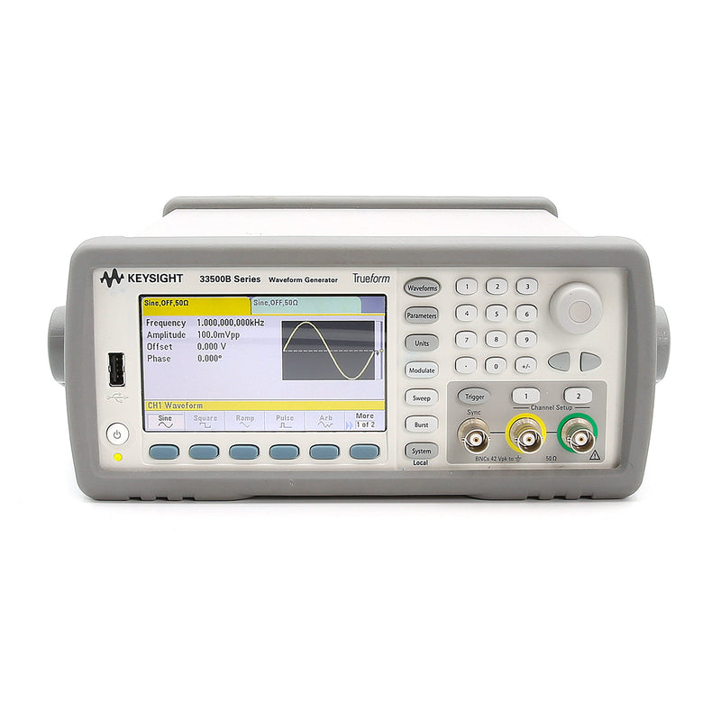 Keysight / Agilent 33512B Waveform Generator, 20 MHz, 2-Channel with ARB