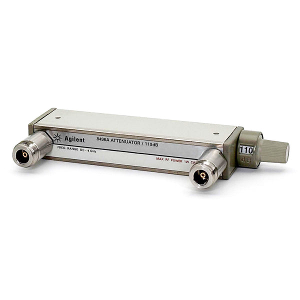 Keysight / Agilent 8496A Step Attenuator, dc to 4 GHz, 0 to 110 dB, 10 dB steps