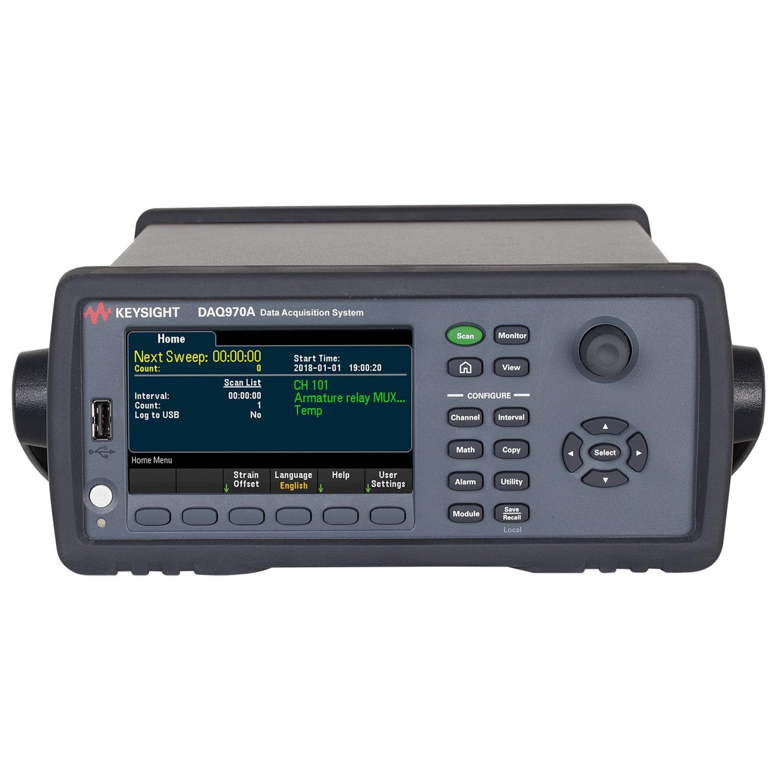 Keysight / Agilent DAQ970A Data Acquisition/Switch Unit, USB, LAN