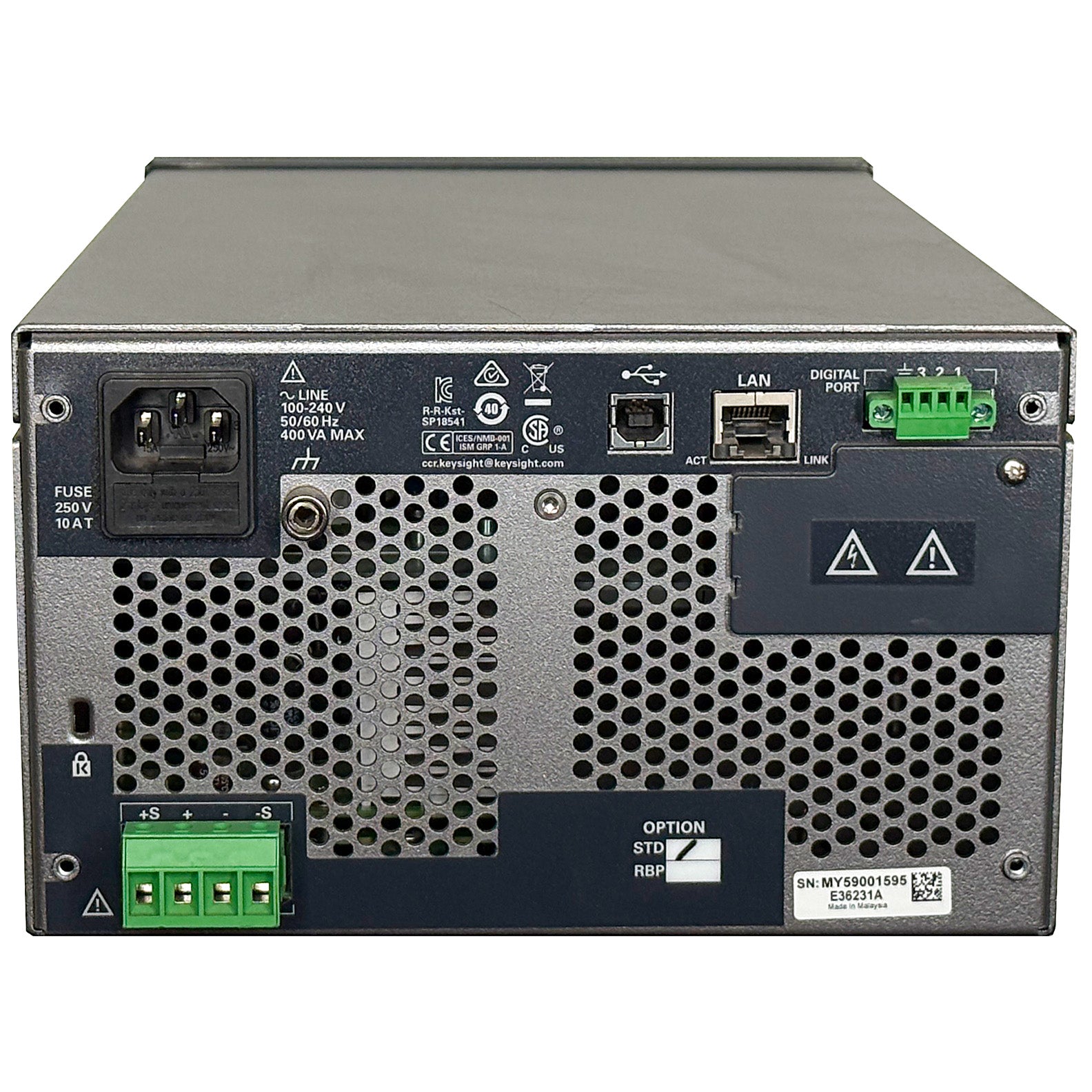 Keysight / Agilent E36231A DC Power Supply, 0 to 30 Vdc, 0 to 20 A, 200 W