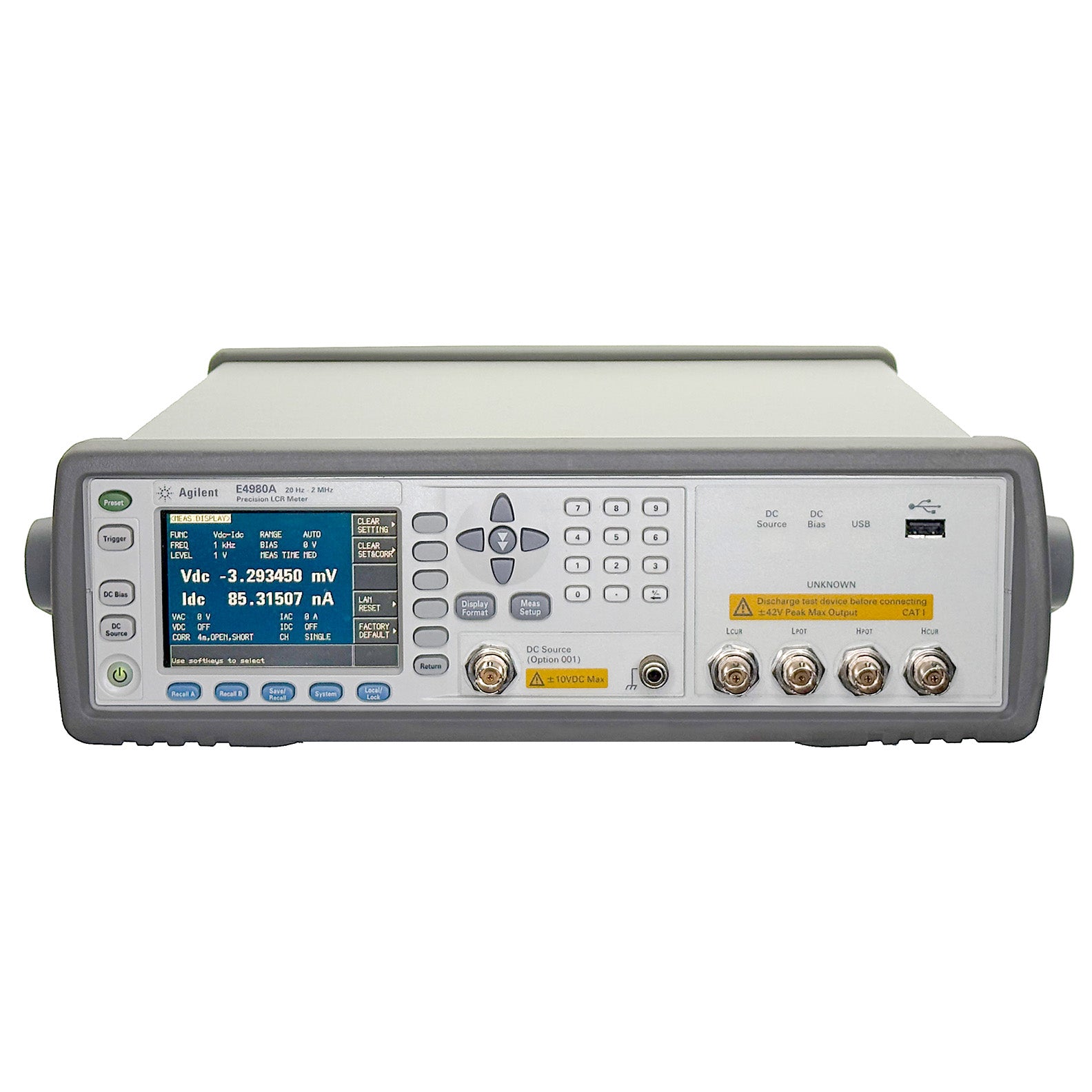 Keysight / Agilent E4980A Precision LCR Meter, 20 Hz to 2 MHz