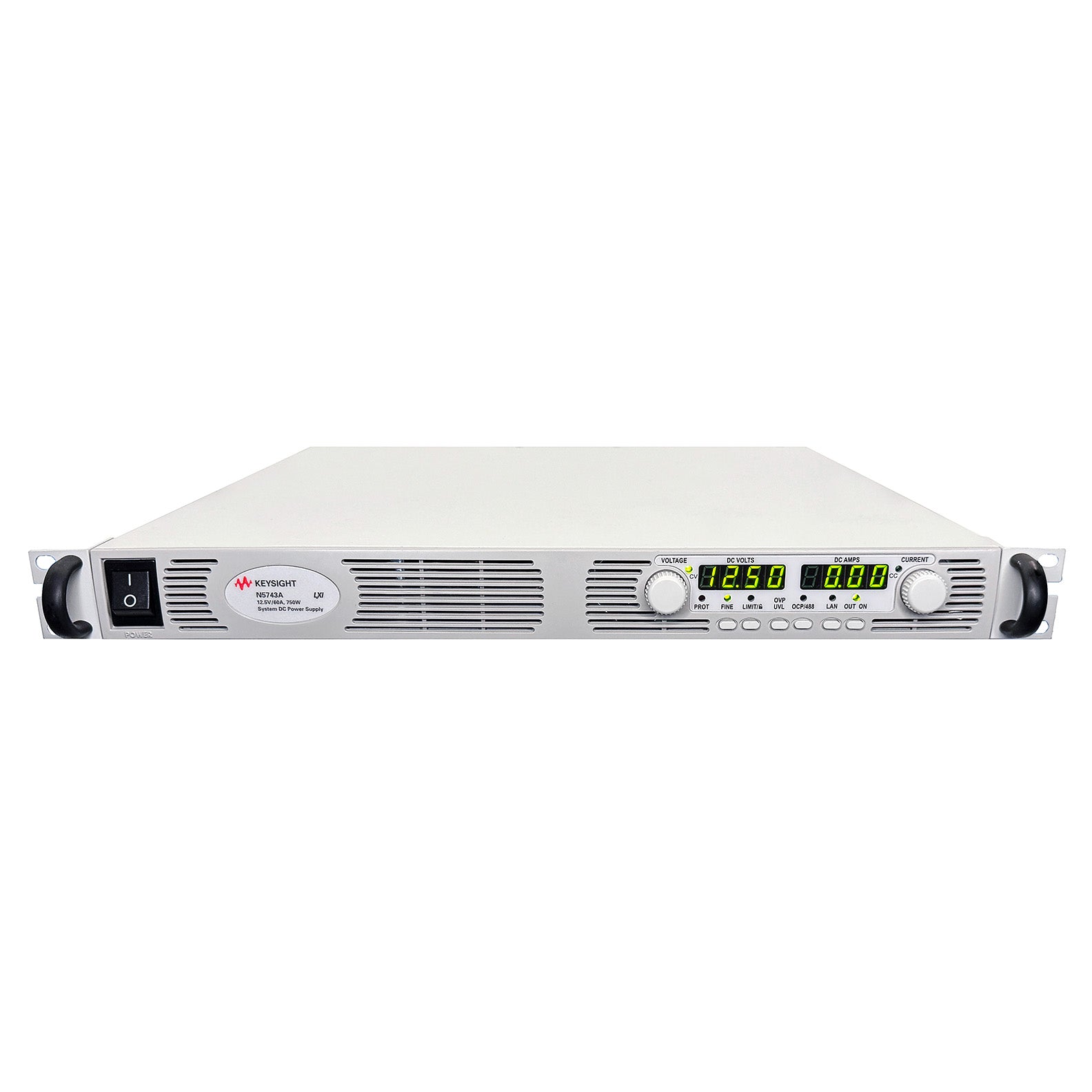 Keysight / Agilent N5743A DC Power Supply, 0 to 12.5 Vdc, 0 to 60 A, 750 W