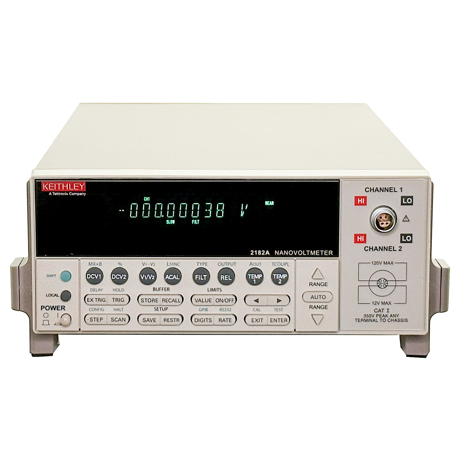 Keithley 2182A Nanovoltmeter, 2 Channel, 1 nV to 100 V