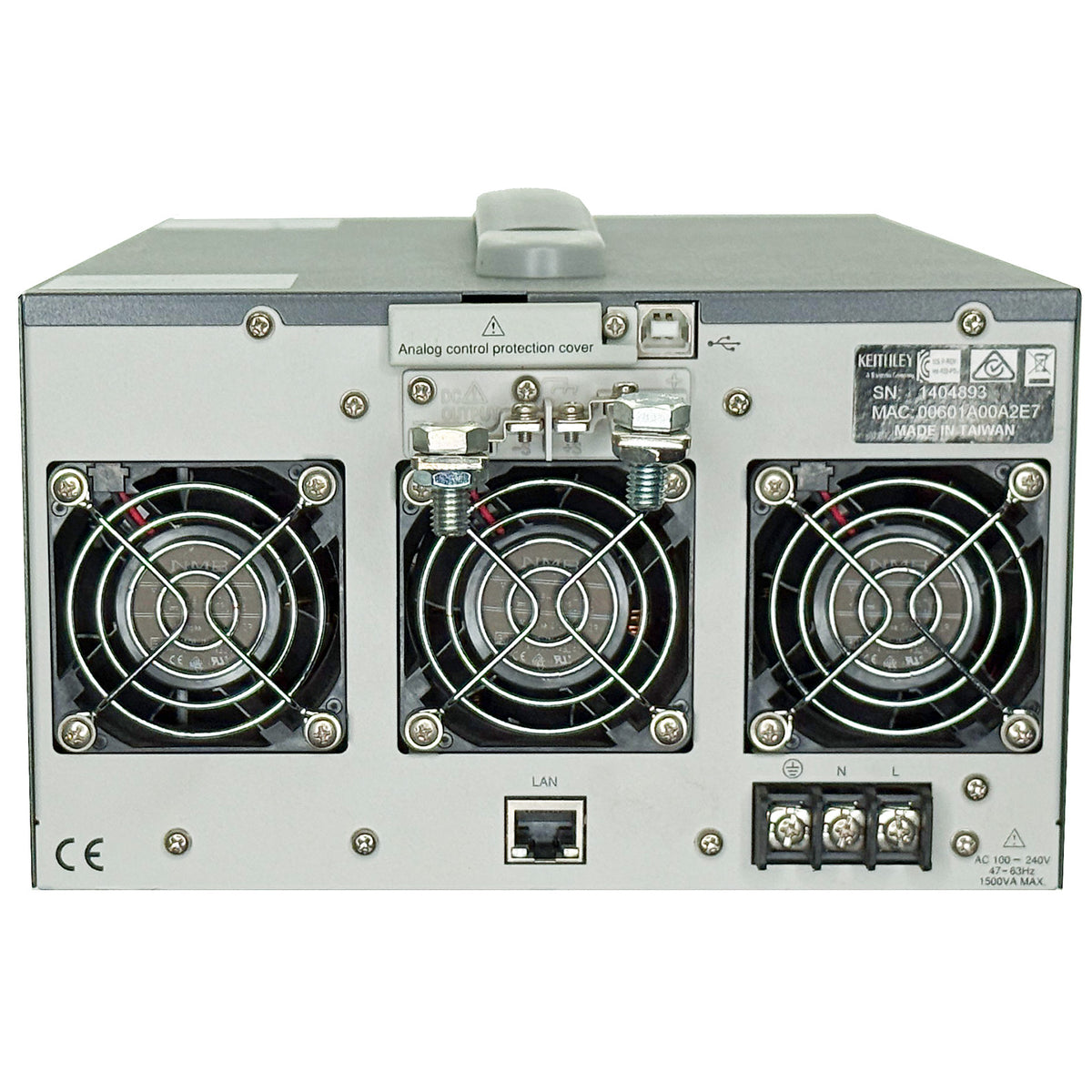 Keithley 2260B-30-108 Programmable DC Power Supply, 0 to 30 V, 0 to 108 A, 1080 W, USB