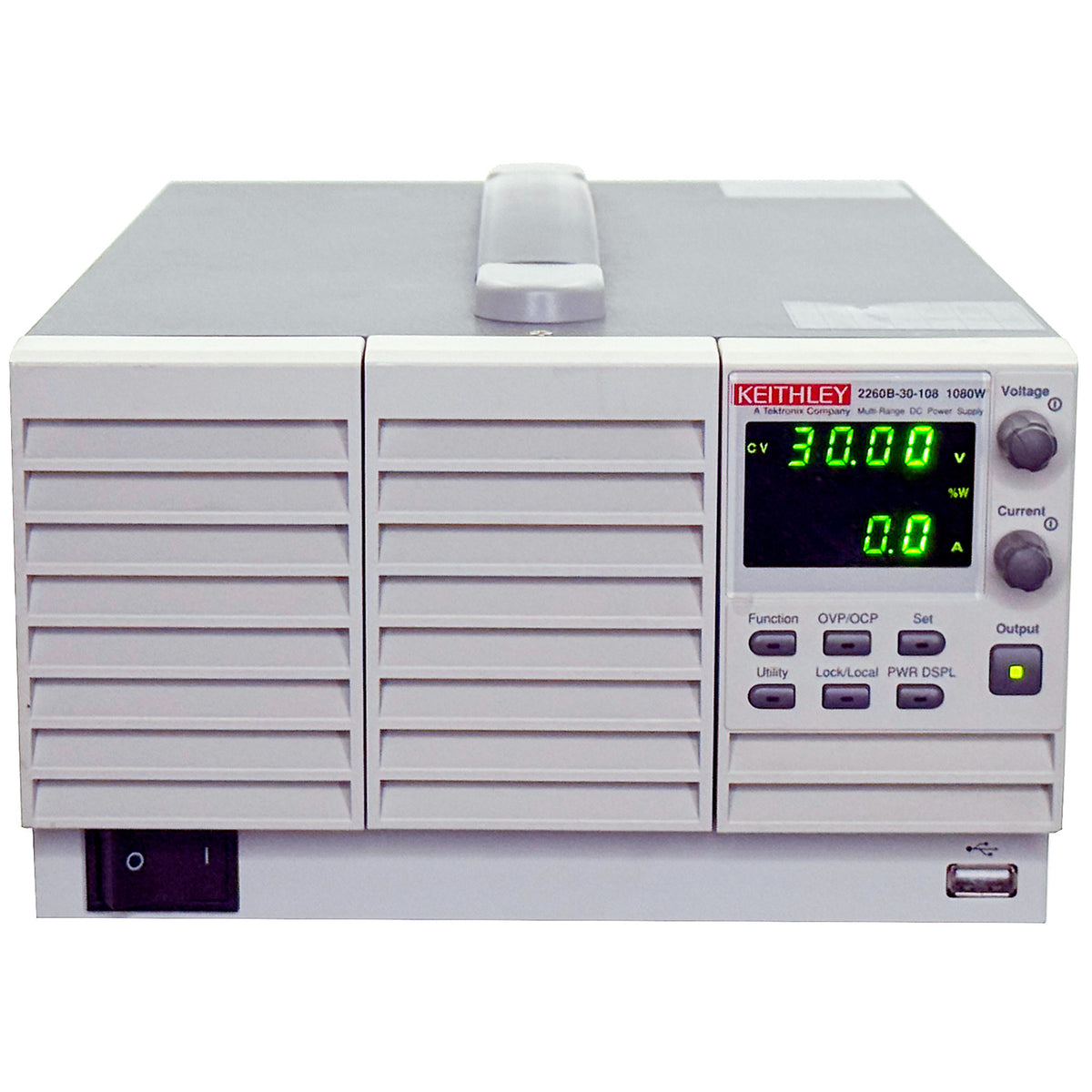 Keithley 2260B-30-108 Programmable DC Power Supply, 0 to 30 V, 0 to 108 A, 1080 W, USB