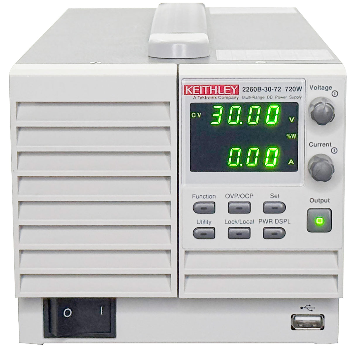 Keithley 2260B-30-72 Programmable DC Power Supply, 0 to 30 V, 0 to 72 A, 720 W, USB