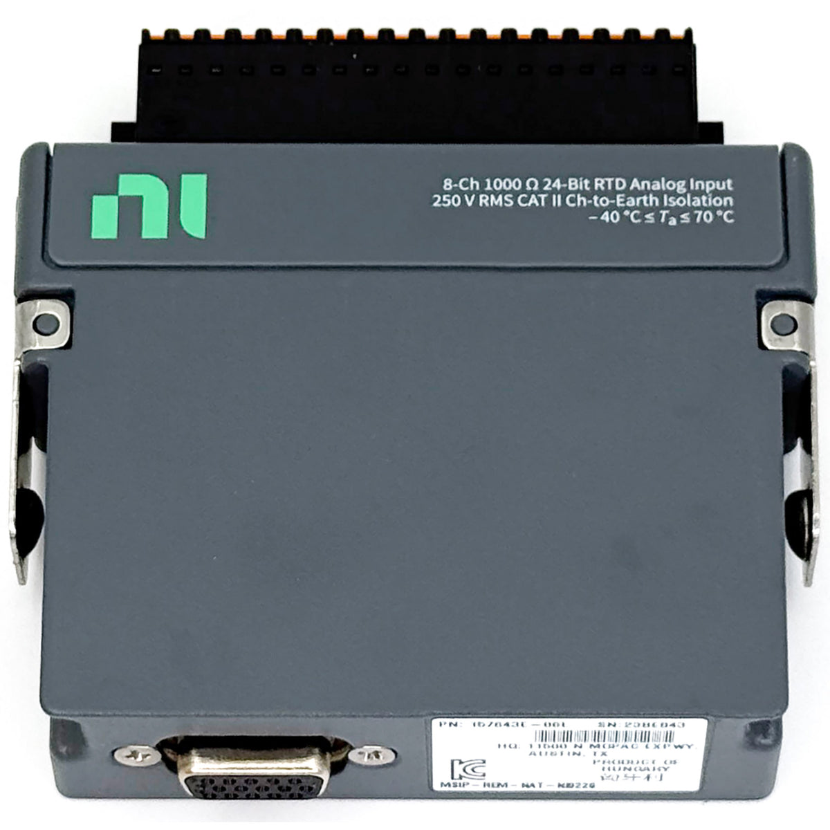 National Instruments NI-9226 8-Channel PT1000 RTD C Series Temperature Input Module