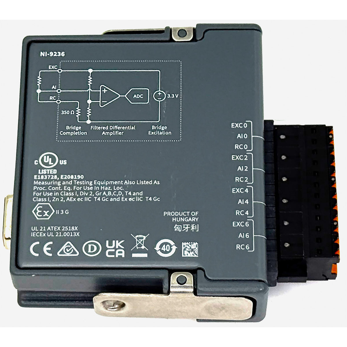 National Instruments NI-9236 8-Channel C Series Strain/Bridge Input Module