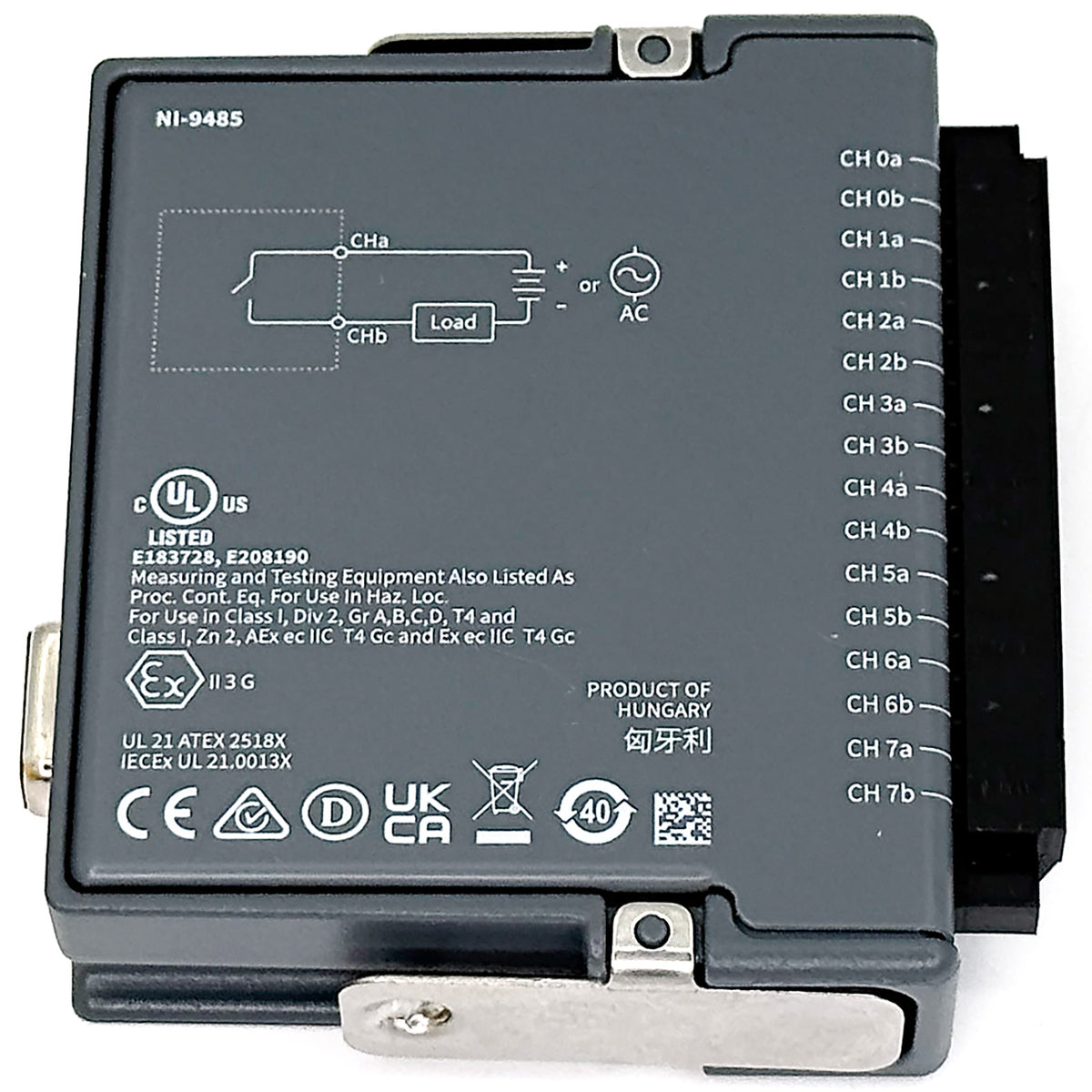 National Instruments NI-9485 8-Channel, SSR Relay, C Series Relay Output Module