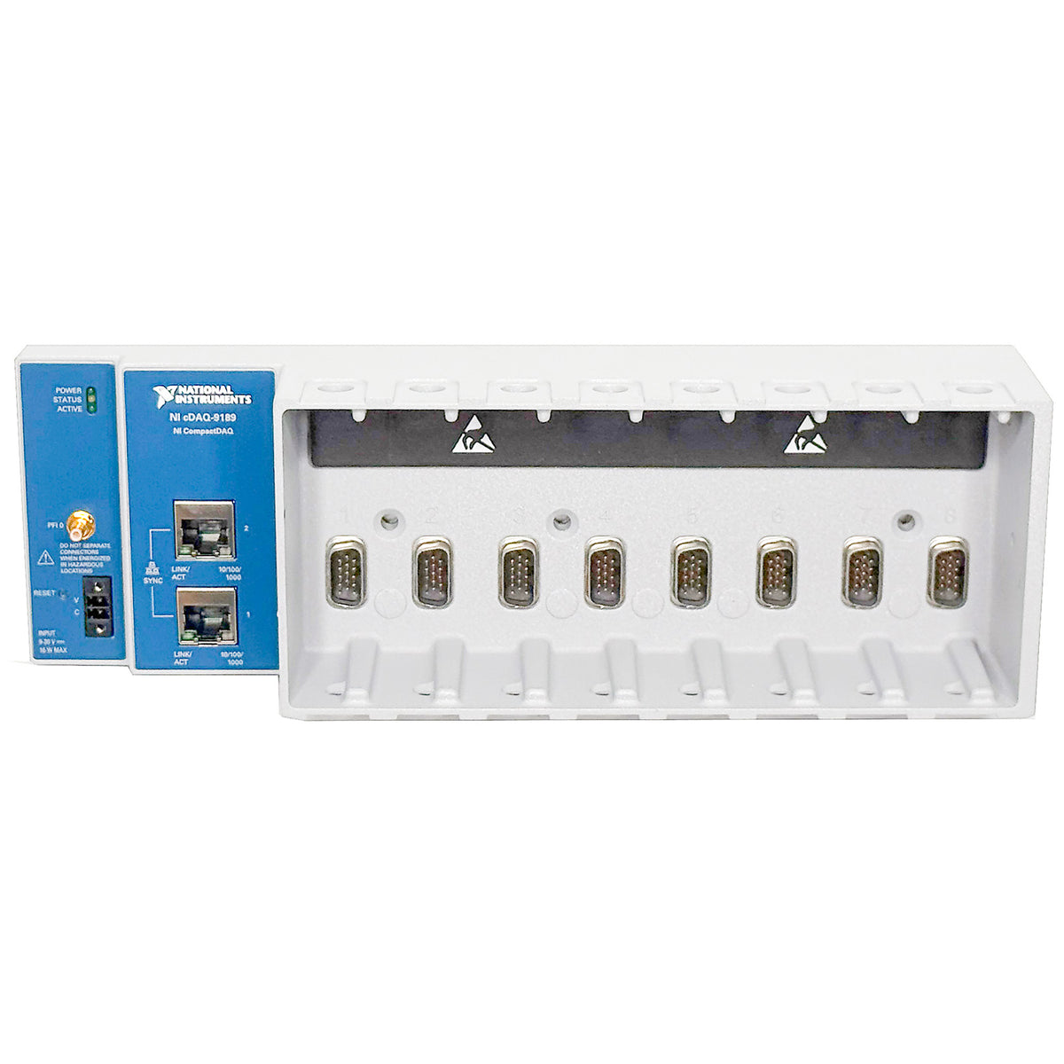 National Instruments cDAQ-9189 2-Port CompactDAQ Ethernet Chassis
