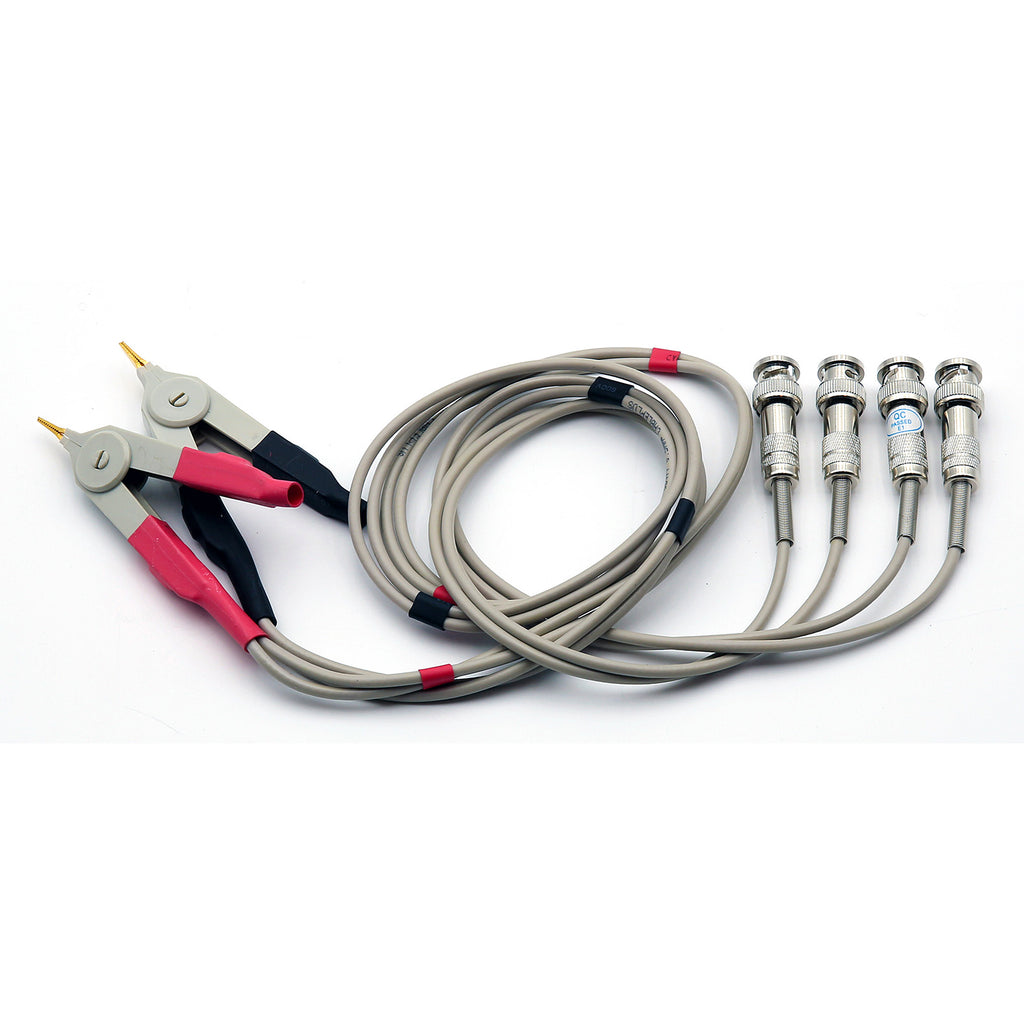 Gold Platng SMD Test Tweezer Clp W/ 4 BNC Test Probe Leads Cable For Gold Platng SMD Test Tweezer Clp W/ 4 BNC Test Probe Leads Cable For