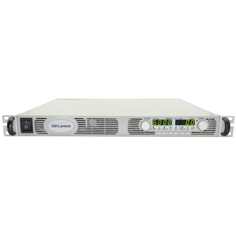 TDK-Lambda GEN 6-200 Programmable DC Power Supply, 0 to 6 V, 0 to 200 A