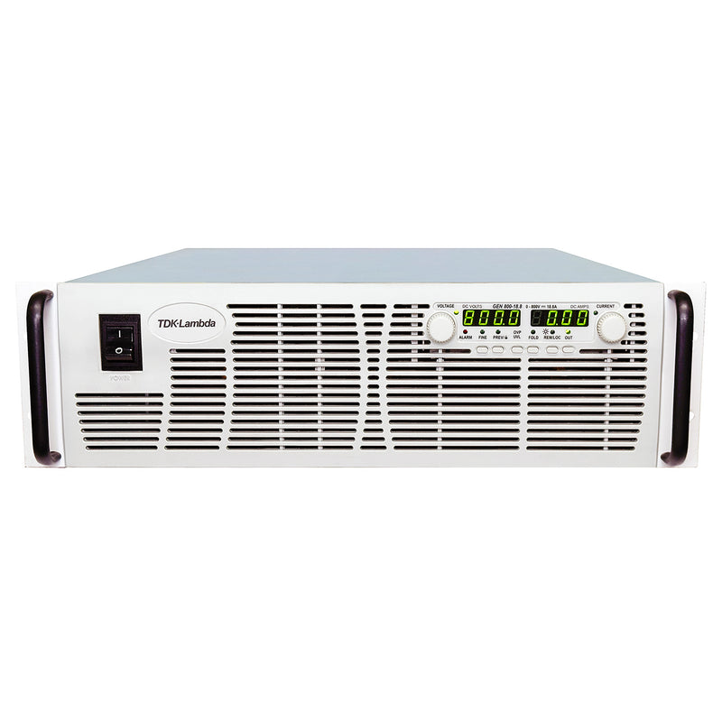 TDK-Lambda GEN 800-18.8 Programmable DC Power Supply, 0 to 800 V, 0 to 18.8 A, 3 Phase 208 Vac
