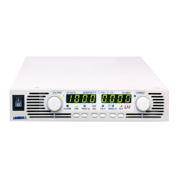 TDK-Lambda GENH 100-7.5 Programmable DC Power Supply, 0 to 100 V, 0 to 7.5 A