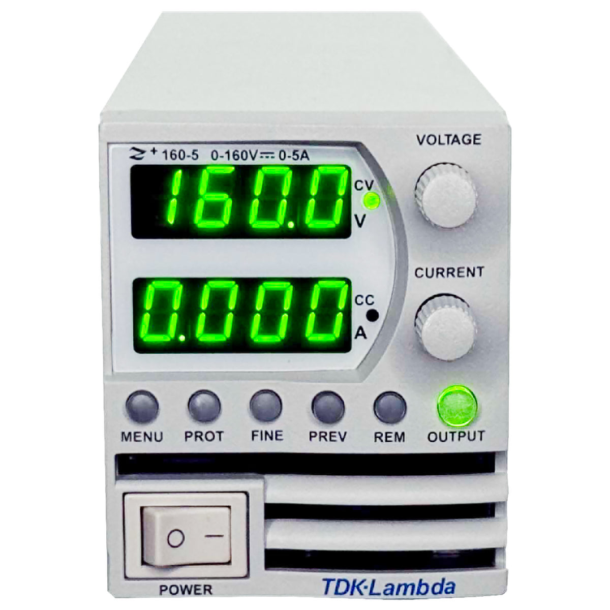 TDK-Lambda Z+ Z160-5 Programmable DC Power Supply, 0 to 160 V, 0 to 5 A, 800 W